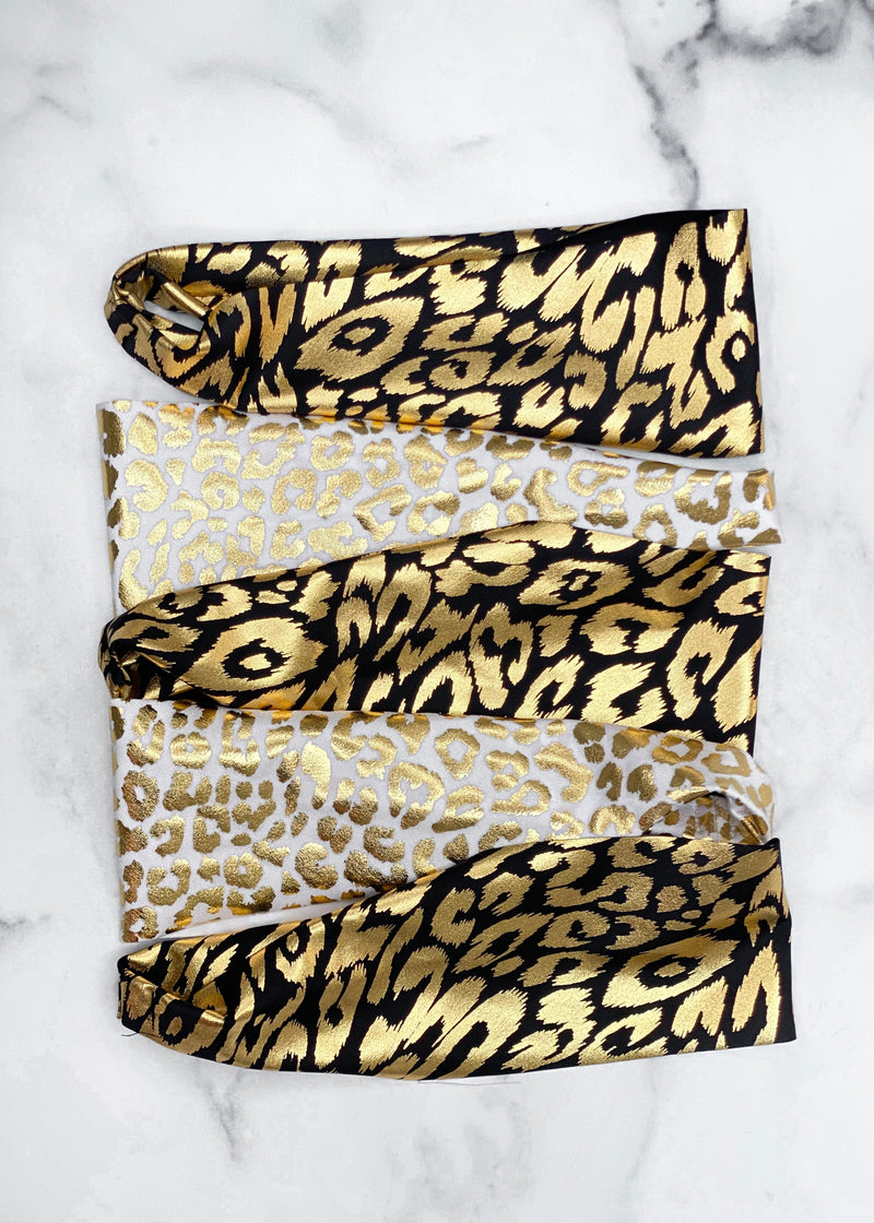 24k Cheetah Yoga Headband