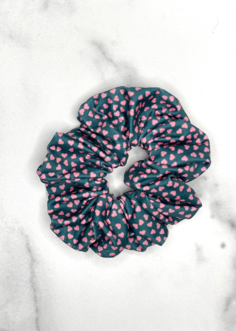 Confetti Heart Scrunchie